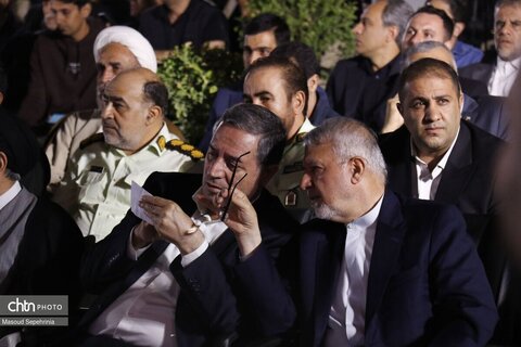 افتتاح بارگاه شمس تبریزی با حضور وزیر میراث فرهنگی در خوی(1)