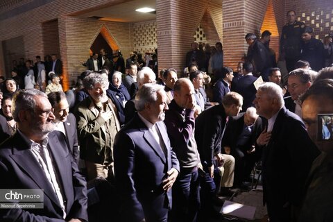 افتتاح بارگاه شمس تبریزی با حضور وزیر میراث فرهنگی در خوی(1)