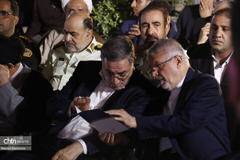 افتتاح بارگاه شمس تبریزی با حضور وزیر میراث فرهنگی در خوی(2)