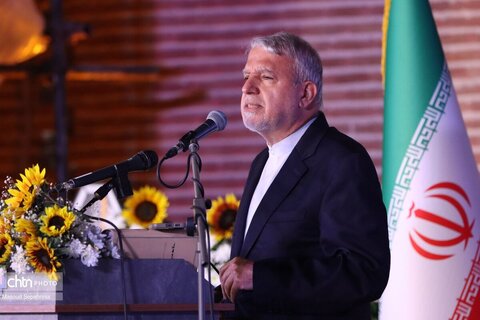 افتتاح بارگاه شمس تبریزی با حضور وزیر میراث فرهنگی در شهر خوی