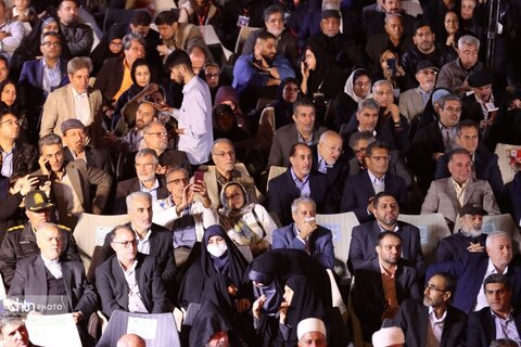 افتتاح بارگاه شمس تبریزی با حضور وزیر میراث فرهنگی در خوی(2)