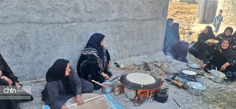 نمایش دست‌بافته‌های دهستان سادات محمودی در حاشیه همایش روستای میمند