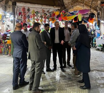 بازار تاریخی تویسرکان ساماندهی می‌شود