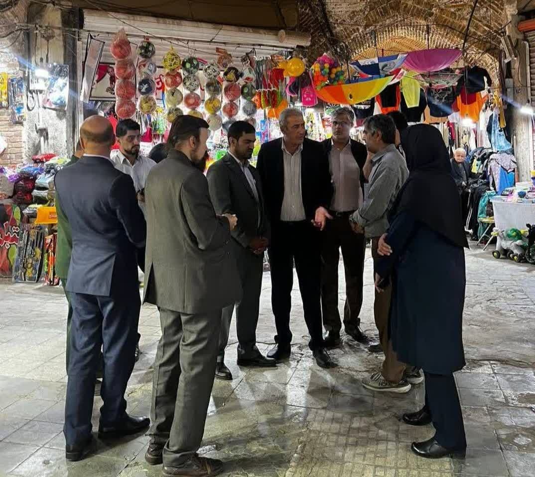 بازار تاریخی تویسرکان ساماندهی می‌شود