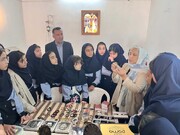 پیوند نسل نو با هویت ایرانی در خانه تدین؛ برگزاری کارگاه‌های صنایع‌دستی برای دانش‌آموزان سمنانی