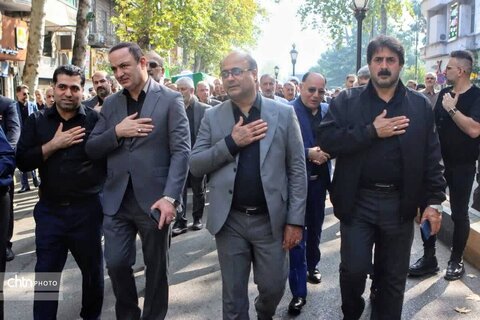 حضور مشاور عالی وزیر و مدیرکل میراث‌فرهنگی گیلان در آیین تشییع پیکر حضرت آیت‌الله قربانی