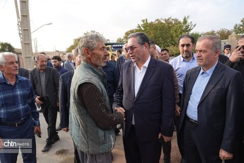 بازدید استاندار آذربایجان غربی از روستای حسنلو نقده