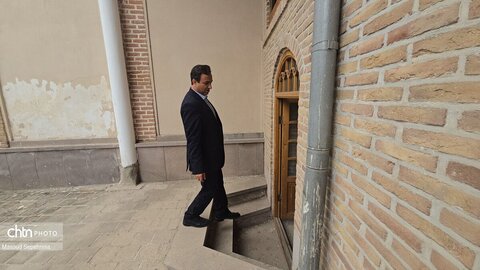 بازدید مدیرکل میراث فرهنگی آذربایجان شرقی از وضعیت خانه تاریخی سلطان القرائی در تبریز