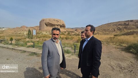 بازدید مدیرکل میراث فرهنگی آذربایجان شرقی از وضعیت مجموعه تاریخی ربع رشیدی تبریز