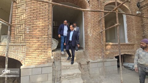 بازدید مدیرکل میراث فرهنگی آذربایجان شرقی از وضعیت پروژه های میراث فرهنگی استان در تبریز