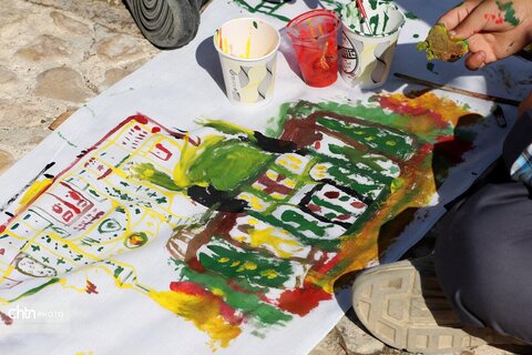 جشنواره نقاشی کودکان در بنای تاریخی آینه خانه مفخم بجنورد