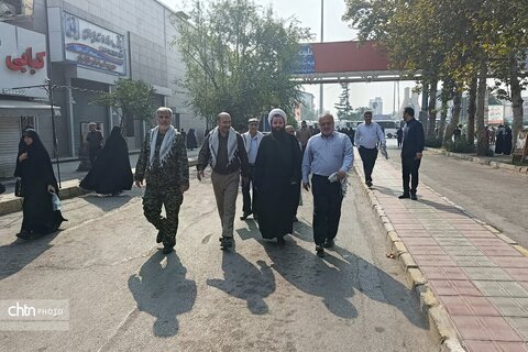 حضور مدیرکل و معاونان میراث‌فرهنگی مازندران در رزمایش جان‌فدایان در ساری