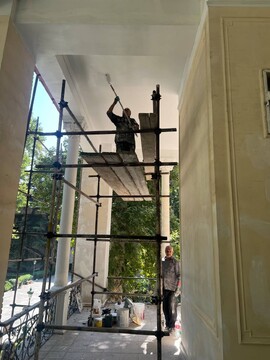 عملیات مرمت و بهسازی موزه کوشک احمدشاهی نیاوران اجرا شد