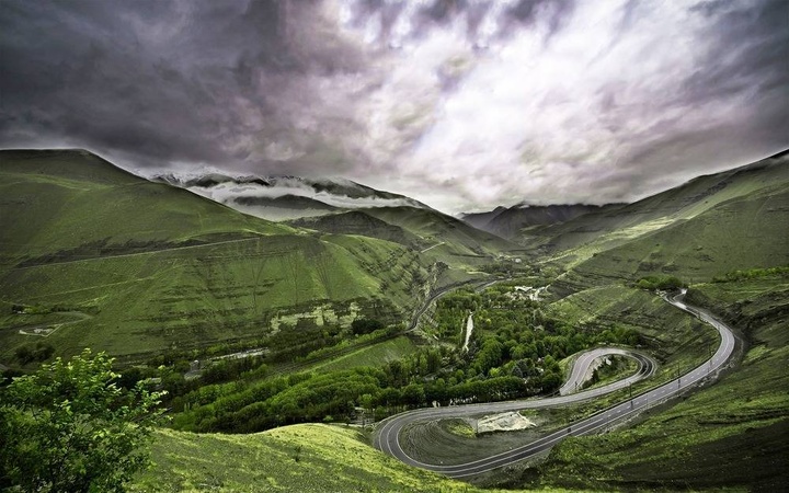 جاده زیبای کرج-کندوان