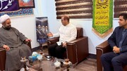 تأکید بر الزامات ثبت جهانی بندر تاریخی سیراف در دیدار مدیرکل پایگاه‌های میراث ملی و جهانی با امام جمعه سیراف