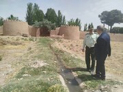 بازدید فرمانده یگان حفاظت میراث‌فرهنگی خراسان جنوبی از قلعه باغ شهر مود