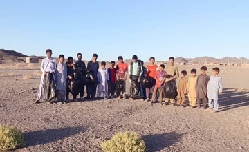 آیین فصلی پاکسازی محدوده میراث جهانی بیابان لوت سیستان و بلوچستان برگزار شد