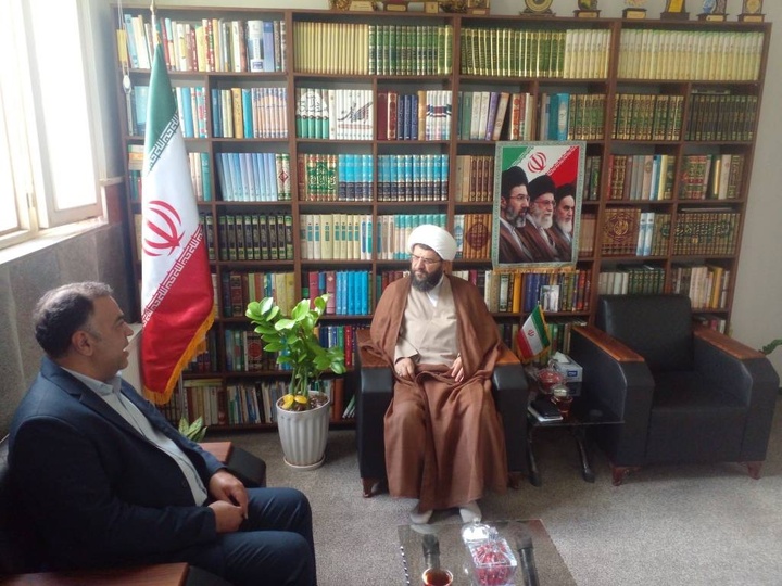 دیدار رئیس اداره میراث‌فرهنگی پاکدشت با امام جمعه شهرستان
