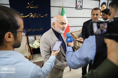 ورود وزیر میراث‌فرهنگی، گردشگری و صنایع‌‌دستی به اهواز
