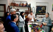 بازدید مدیرکل برنامه و بودجه استان مرکزی از خانه‌های تاریخی صنایع‌دستی عظیم‌نژاد و قنبری