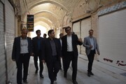 بازدید مدیرکل بازرسی استان از پروژه بازار سنتی و حضرت عباسی یزد