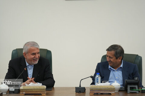 نشست وزیر میراث فرهنگی گردشگری و صنایع دستی با رئیس بانک مرکزی کشور