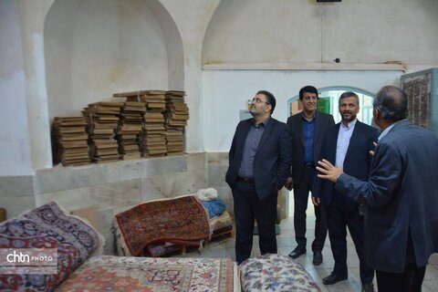 بازدید مدیرکل بازرسی استان از پروژه بازار سنتی و حضرت عباسی یزد