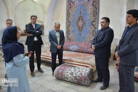 بازدید مدیرکل بازرسی استان از پروژه بازار سنتی و حضرت عباسی یزد