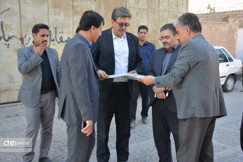 بازدید مدیرکل بازرسی استان از پروژه های مرمتی و بناهای تاریخی یزد