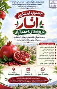 نخستین جشنواره انار روستای احمدآباد ایوانکی برگزار می‌شود