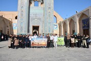 آغاز پویش مشارکتی پاکسازی بام و ناودان بناهای تاریخی یزد با هدف پیشگیری از آسیب‌های بارندگی