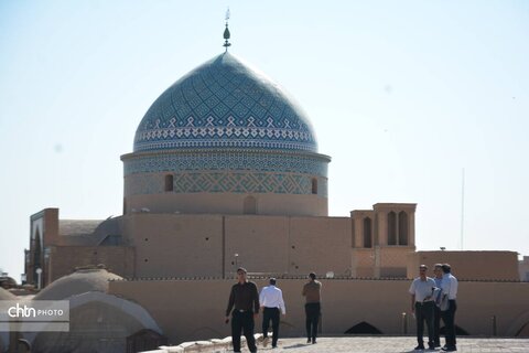 آغاز پویش مشارکتی پاکسازی بام و ناودان بناهای تاریخی یزد با هدف پیشگیری از آسیب‌های بارندگی