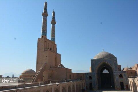 آغاز پویش مشارکتی پاکسازی بام و ناودان بناهای تاریخی یزد با هدف پیشگیری از آسیب‌های بارندگی