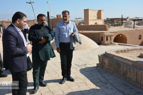 آغاز پویش مشارکتی پاکسازی بام و ناودان بناهای تاریخی یزد با هدف پیشگیری از آسیب‌های بارندگی