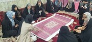 کارگاه آموزشی طراحی فرش با طرح اختصاصی باغ زرشک در روستای گردشگری افین برگزار شد