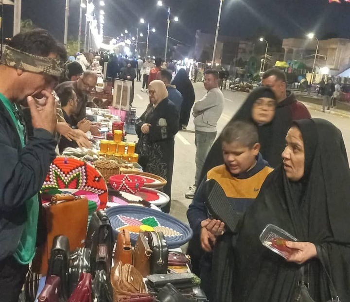 برپایی هفتادوهشتمین نمایشگاه صنایع‌دستی ایلام در شهر کوت واسط عراق