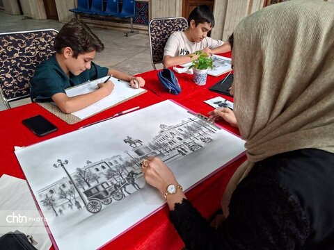 روایت تصویری پایتخت از نگاه هنرمندان نوجوان در خانه فرهنگ ایرانسرا