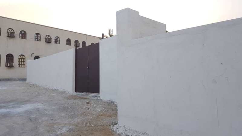 ایجاد دیوار حفاظتی در مدرسه تاریخی شاهدخت بوشهر