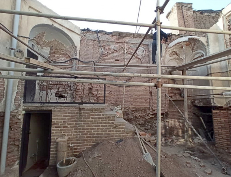 سامان‌دهی و مرمت خانه تاریخی زینعلی قزوین 