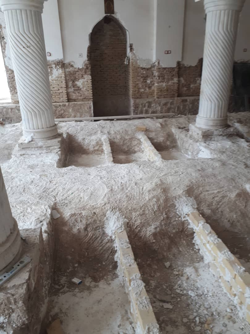 فاز دوم مرمت مسجد صفوی آخوند گراش به‌ پایان رسید