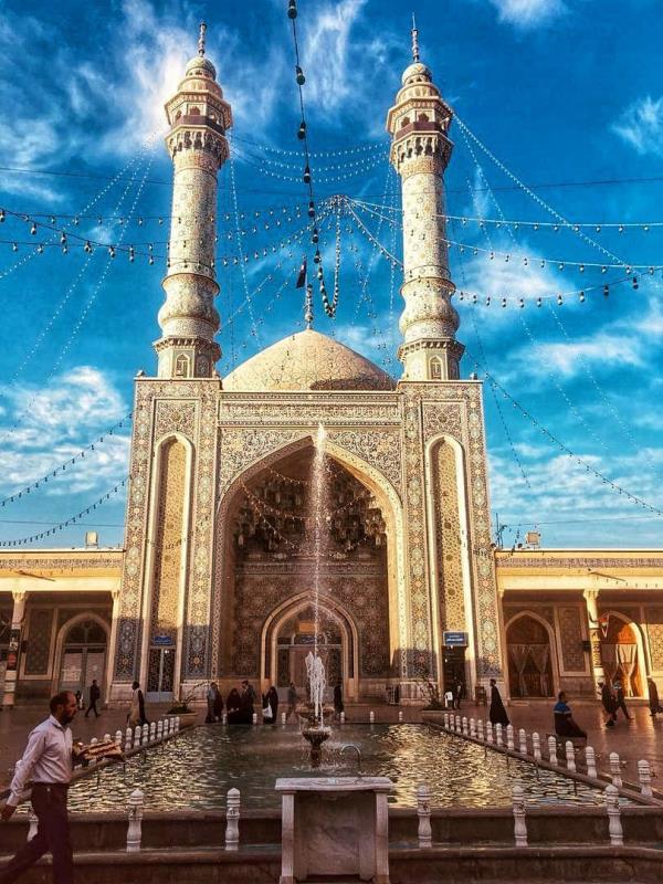 مسجد اعظم قم در حال مرمت است