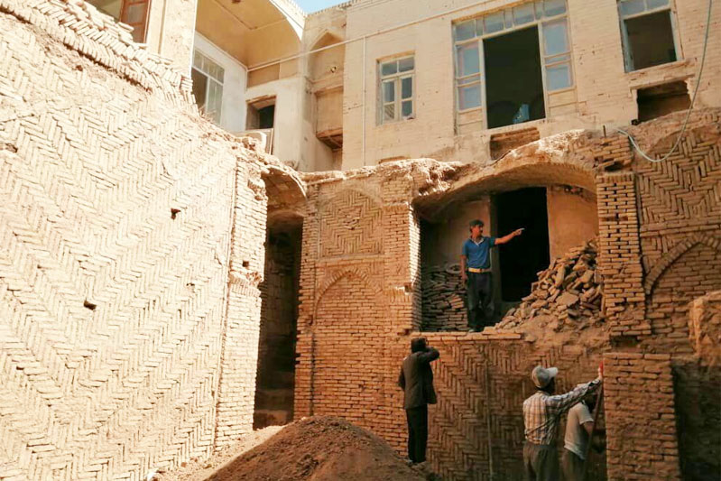 خانه تاریخی بنیادی شهرستان نائین مرمت شد