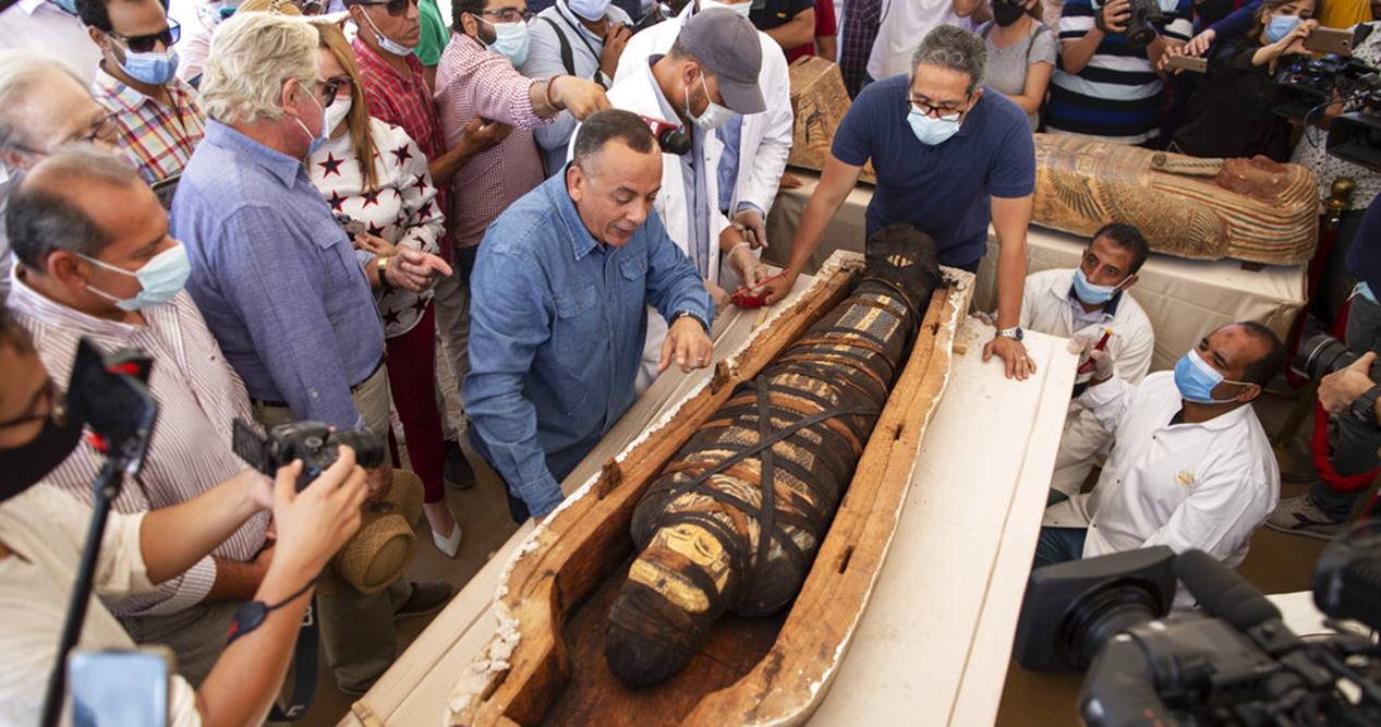کشف 59 تابوت 2600 ساله در قاهره