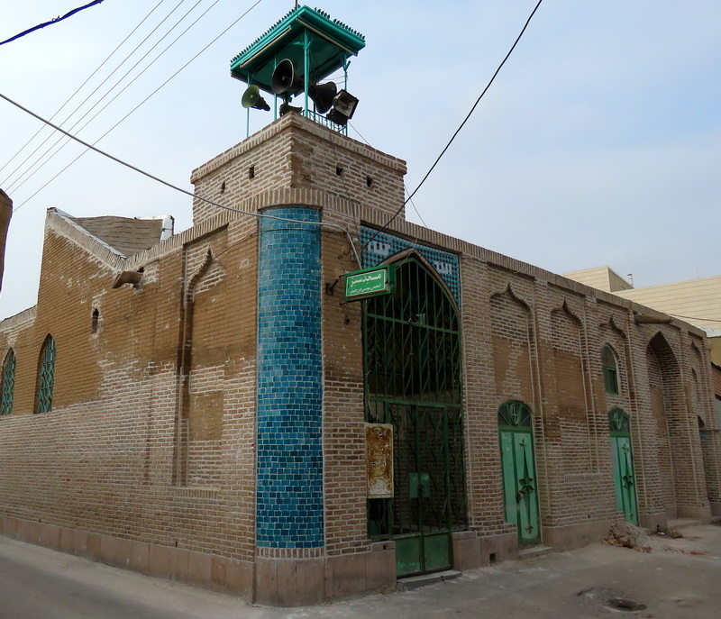 نمای مسجد تاریخی سبز سامان‌دهی و مرمت شد  