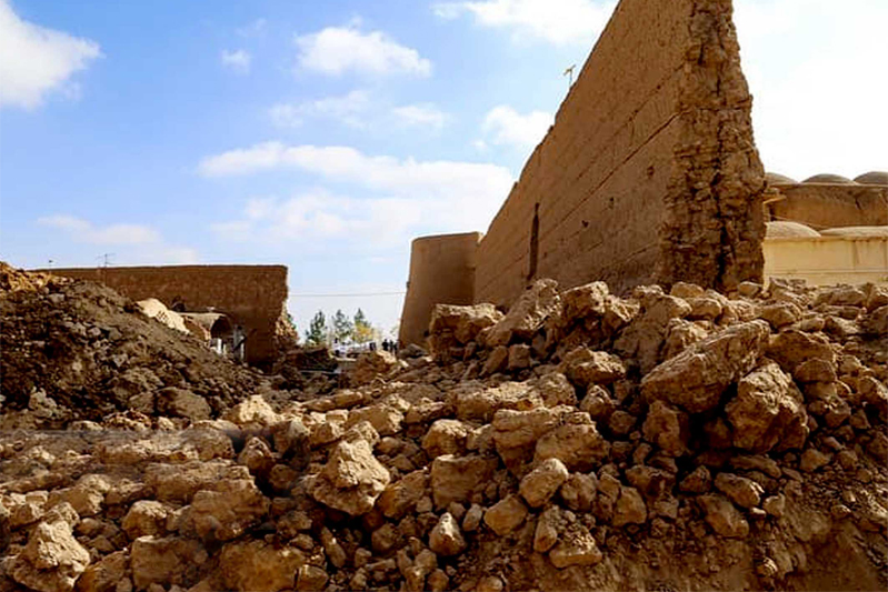 مرمت اضطراری قلعه‌های تاریخی آسیب ‌دیده از سیل در ابرکوه