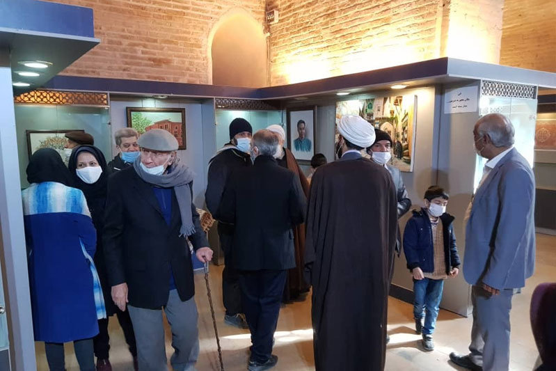 افتتاح نمایشگاه نگارگری و تذهیب در اصفهان
