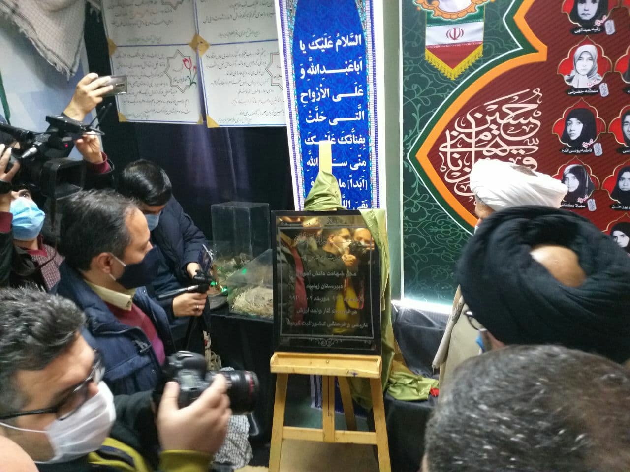 رونمایی از یادمان شهیدان دانش‌آموز ۱۱ بهمن در شهرستان میانه