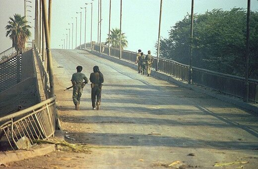 زخم ترکش در مسیر پل آزادی تا خیابان دلگشا