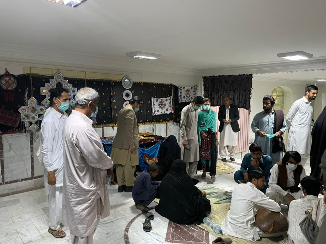 برپایی نمایشگاه فرهنگ، هنر و سنن مردم بلوچ در نیکشهر 