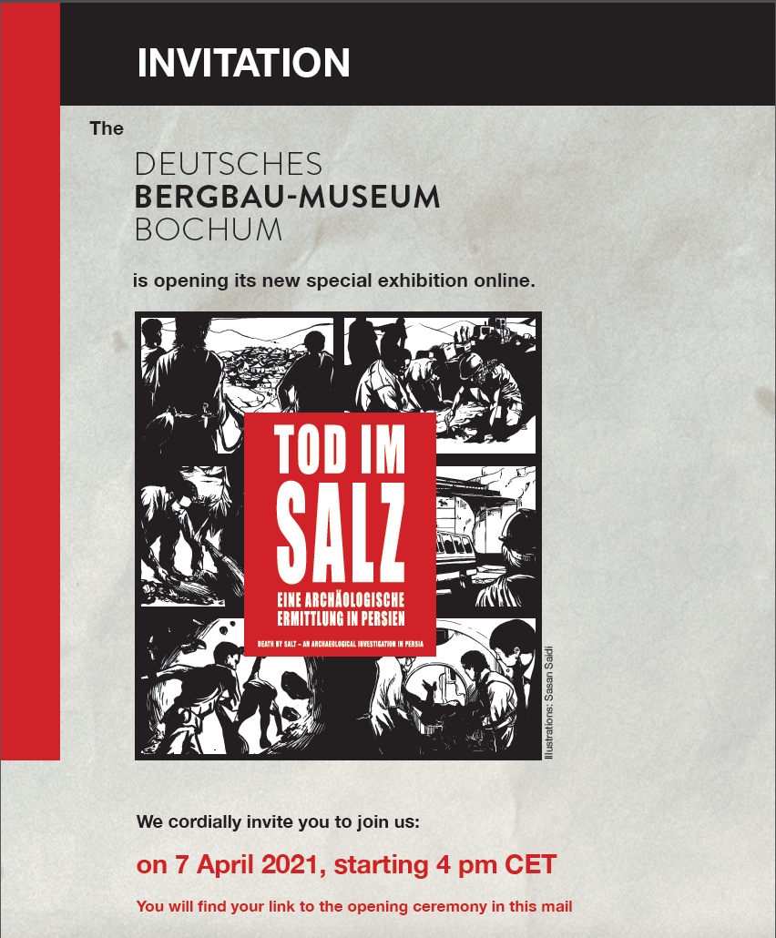 نمایشگاه‌ مجازی «مرگ در نمک، روایت باستان‌شناسانه از سرزمین پارس» در آلمان افتتاح شد